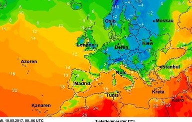 Нас ждут грозы и майские заморозки