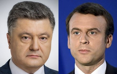 Порошенко пригласил Макрона в Киев