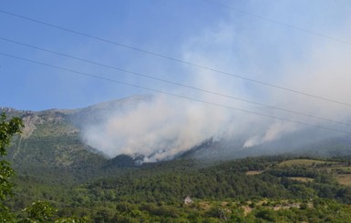 В Крыму тушат лесные пожары