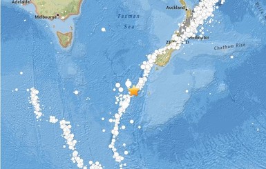 У берегов Новой Зеландии произошло землетрясение 