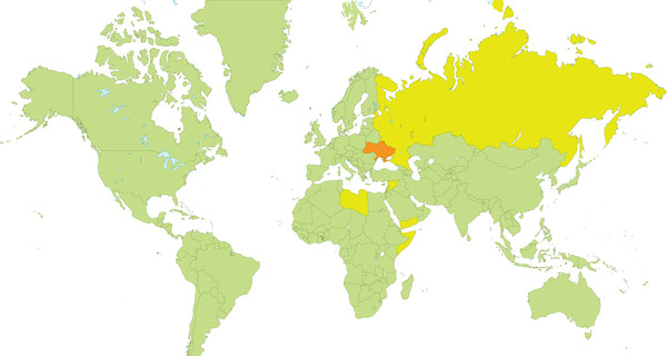 5 стран, опасных для украинцев