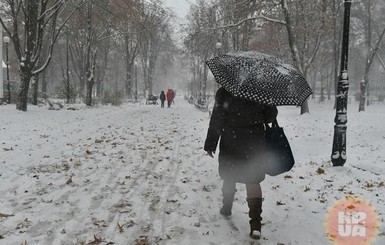 Сегодня днем,31 января, мокрый снег пройдет на севере, востоке и в центре страны