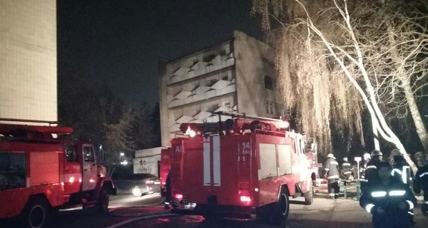 В Киеве горела детская психбольница