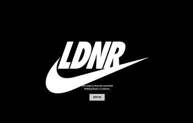 Nike удивил новым логотипом с надписью LDNR