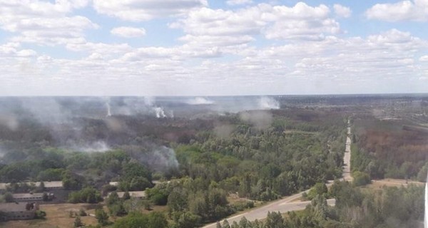 Пожар в Чернобыле потушили