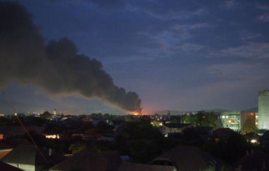 В Мукачево загорелось отделение 