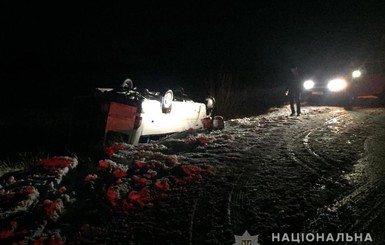 На Волыни перевернулась маршрутка, пострадали 11 человек