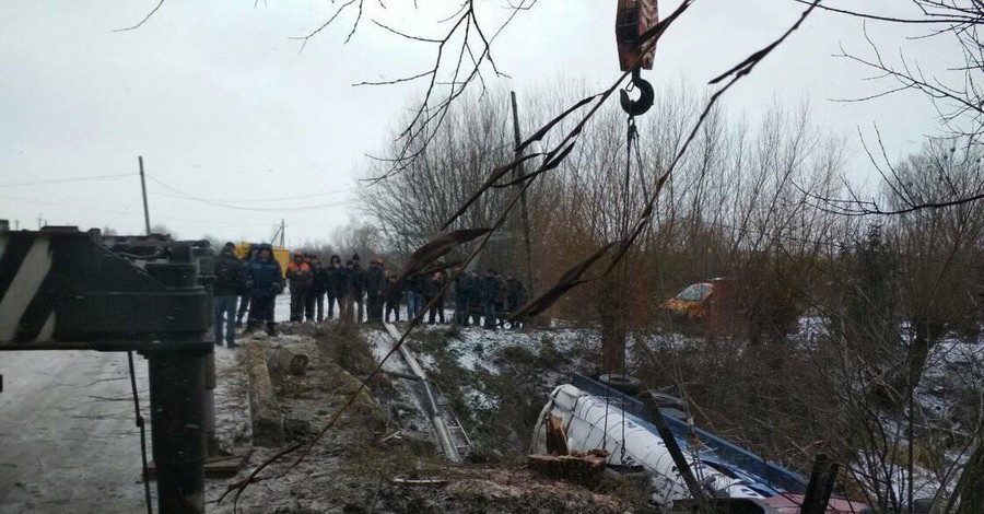 Волынские села остались без газа из-за аварии с молоковозом