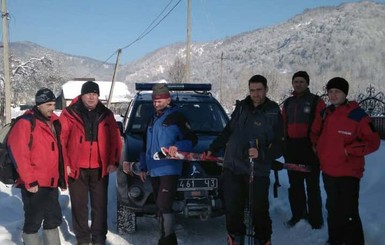 Спасатели нашли харьковчанина, заблудившегося на Гымбе