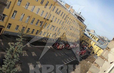 Появилось видео взрыва в военной академии в Питере