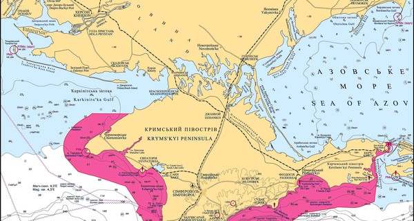 В Госгидрографии предложили, как быть с картой Крыма и близлежащих вод