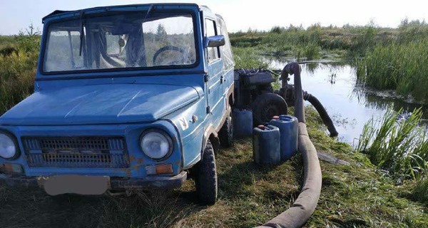 На Ровенщине полиции не удалось задержать ни одного янтарного копателя