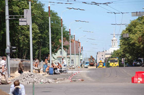 По улице Серова людям ходить запрещено 