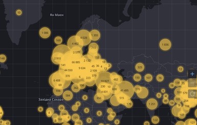 В СНБО презентовали онлайн карту распространения COVID-19 в Украине и мире