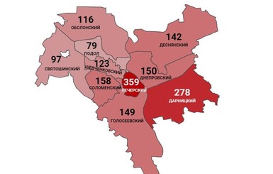 Коронавирус в Киеве по районам: заражены 1651 человек