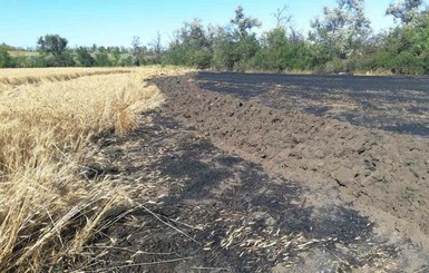 Полиция проверила видео поджога полей на Луганщине