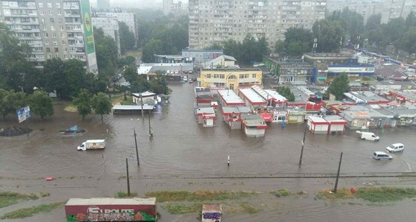 В Харькове прошел рекордный ливень: так сильного не было с 1883 года