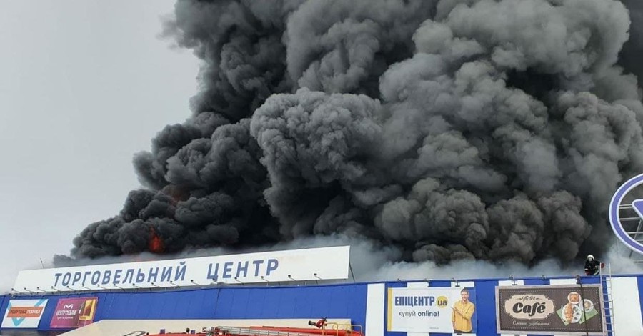 Под Николаевом - сильный пожар в 