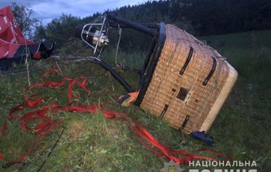 В полиции назвали основную версию падения воздушного шара под Хмельницким