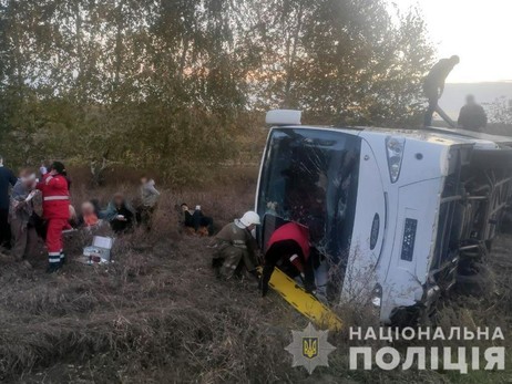 Помер водій автобуса, що потрапив в аварію під Полтавою