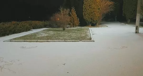 На Сумщині та Чернігівщині випав перший сніг