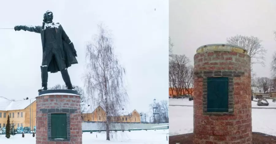 У Полтаві демонтували багатостраждальний пам'ятник Суворову, який переїхав із Києва