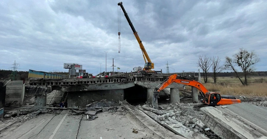 Біля Стоянки на Житомирській трасі наступного тижня відкриють тимчасову переправу 