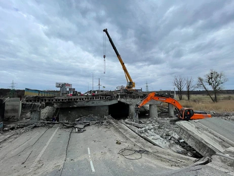 Возле Стоянки на Житомирской трассе на следующей неделе откроют временную переправу