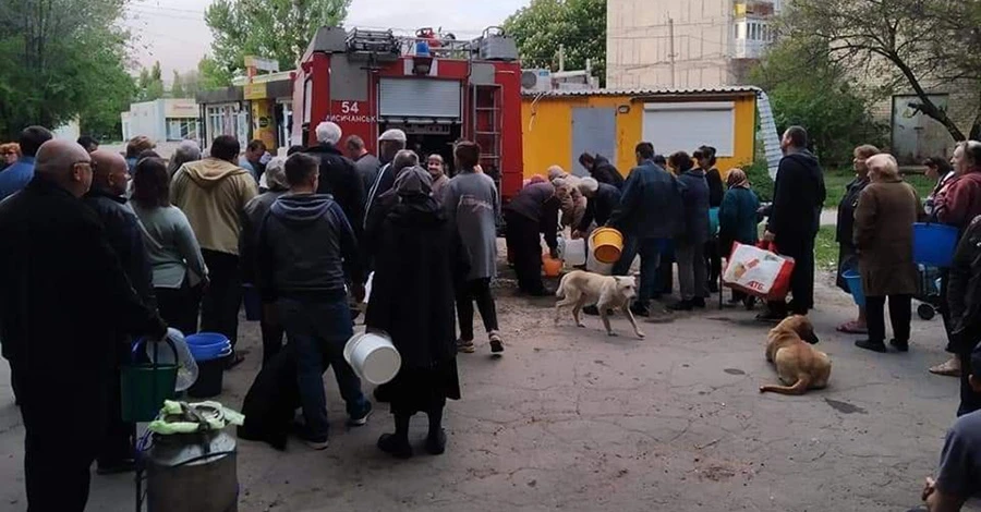 ОВА: На Луганщині повністю відсутнє водопостачання, а газу вистачить на два місяці