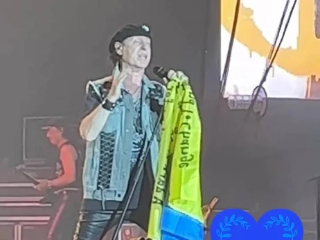 Scorpions поддержали Украину на концерте в Тель-Авиве