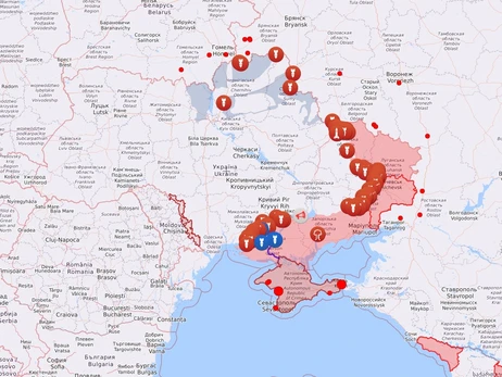 Карта боевых действий в Украине: 02.08.2022