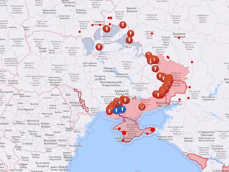 Карта боевых действий в Украине: 04.08.2022