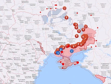 Карта бойових дій в Україні: 14.09.2022