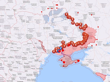 Карта боевых действий в Украине: 24.09.2022