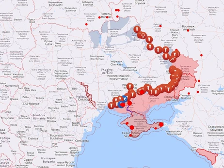 Карта боевых действий в Украине: 25.09.2022