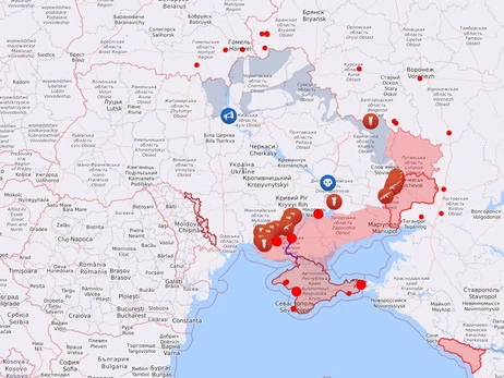 Карта боевых действий в Украине: 01.10.2022