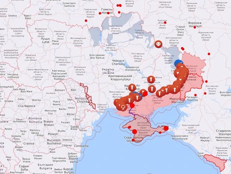 Карта боевых действий в Украине: 04.10.2022