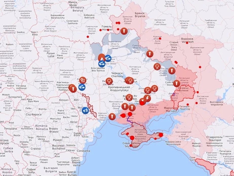 Карта бойових дій в Україні: 31.10.2022