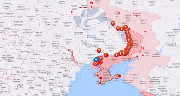 Карта бойових дій в Україні: 10.11.2022