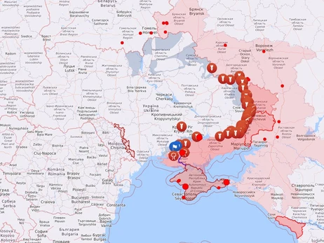 Карта бойових дій в Україні: 10.11.2022