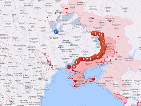 Карта бойових дій в Україні: 13.11.2022