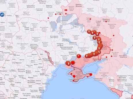 Мапа бойових дій в Україні: 21.11.2022