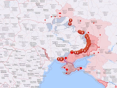 Карта бойових дій в Україні: 25.01.2023