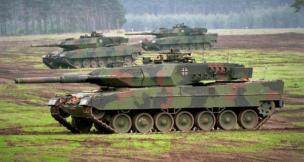 Украинские бойцы произвели первый выстрел из танка Leopard 2A6