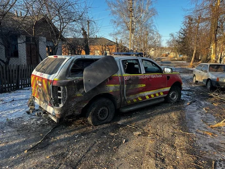 На Харківщині група рятувальників потрапила під обстріл росіян, є постраждалий