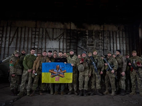 Володимир Зеленський відвідав передові позиції на Бахмутському напрямку