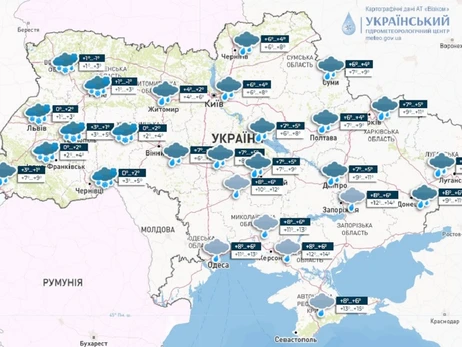 Погода в Украине 3 апреля: мокрый снег на западе и дожди по всей стране