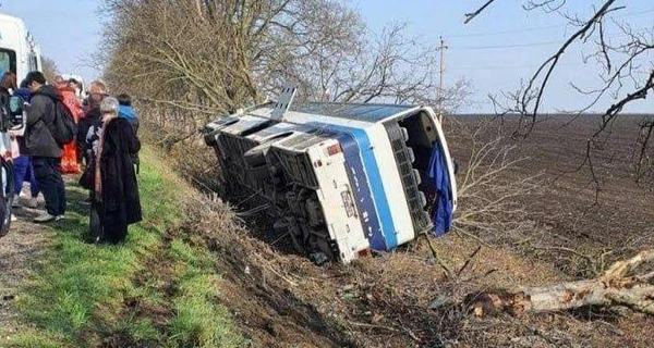 У Молдові перекинувся автобус із пасажирами, який їхав до Києва