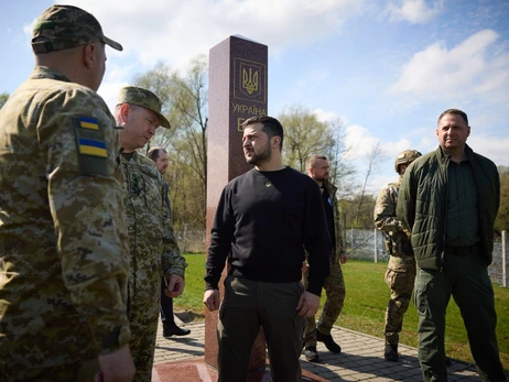 Зеленський відвідав кордон із Польщею та Білоруссю