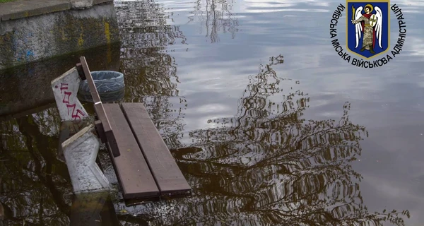 В Киеве за сутки значительно поднялся уровень воды в Днепре